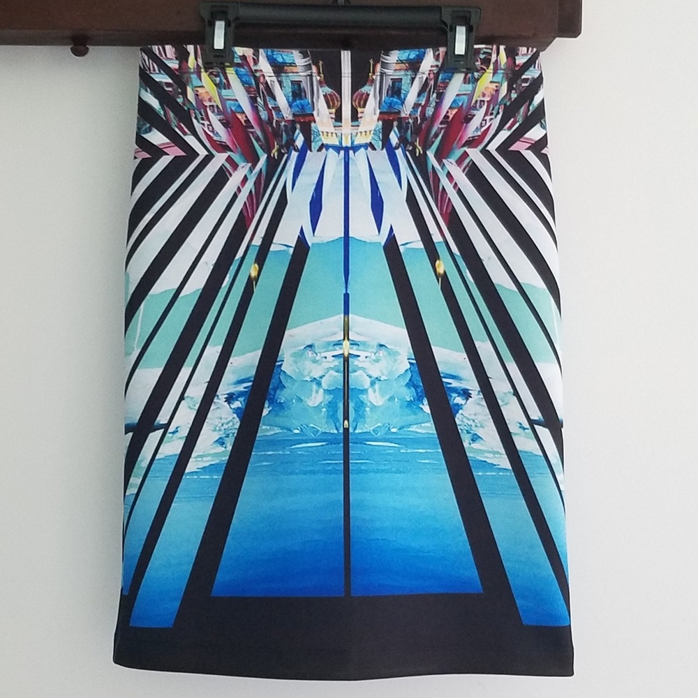 Clover Canyon pencil neoprene skirt